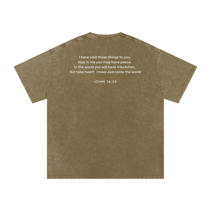NAGPY Snow Washed Oversized Cotton T-Shirt