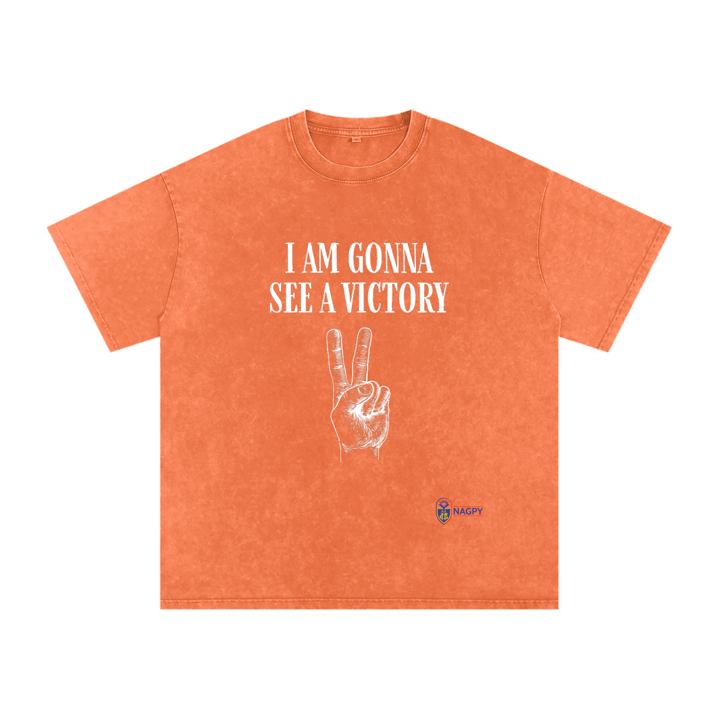 NAGPY Snow Washed Oversized Cotton T-Shirt
