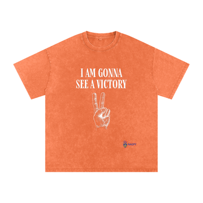 NAGPY Snow Washed Oversized Cotton T-Shirt