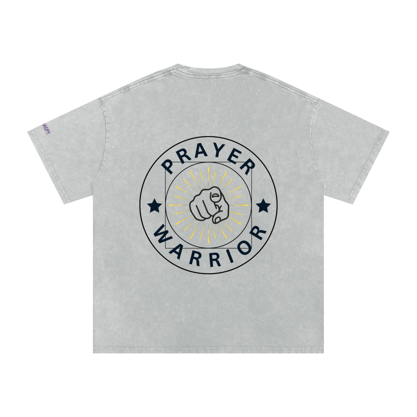 NAGPY Snow Washed Oversized Cotton T-Shirt