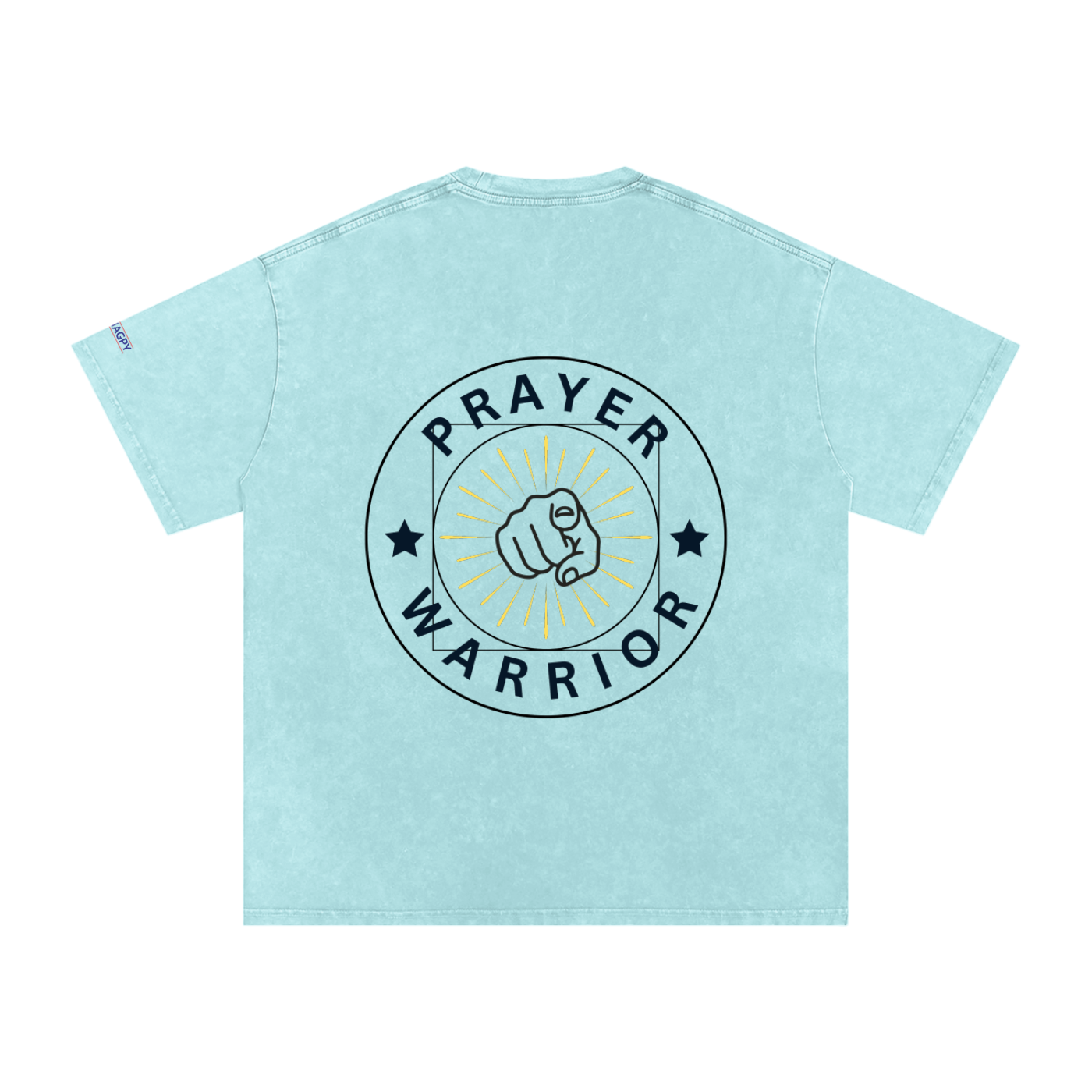 NAGPY Snow Washed Oversized Cotton T-Shirt