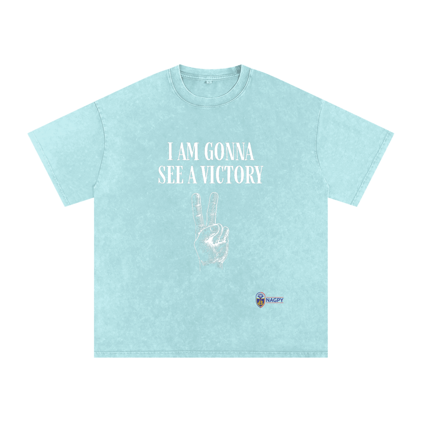 NAGPY Snow Washed Oversized Cotton T-Shirt