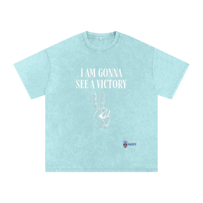 NAGPY Snow Washed Oversized Cotton T-Shirt