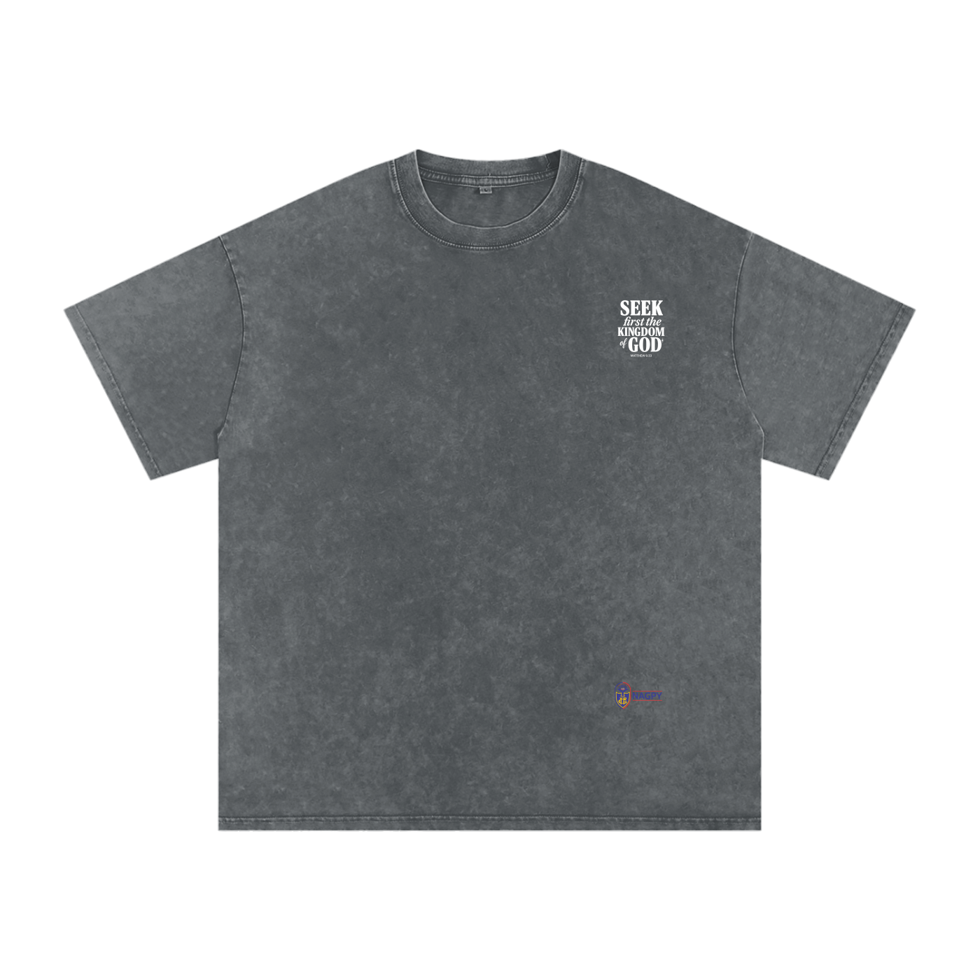 NAGPY Snow Washed Oversized Cotton T-Shirt V1 (TapStitch)