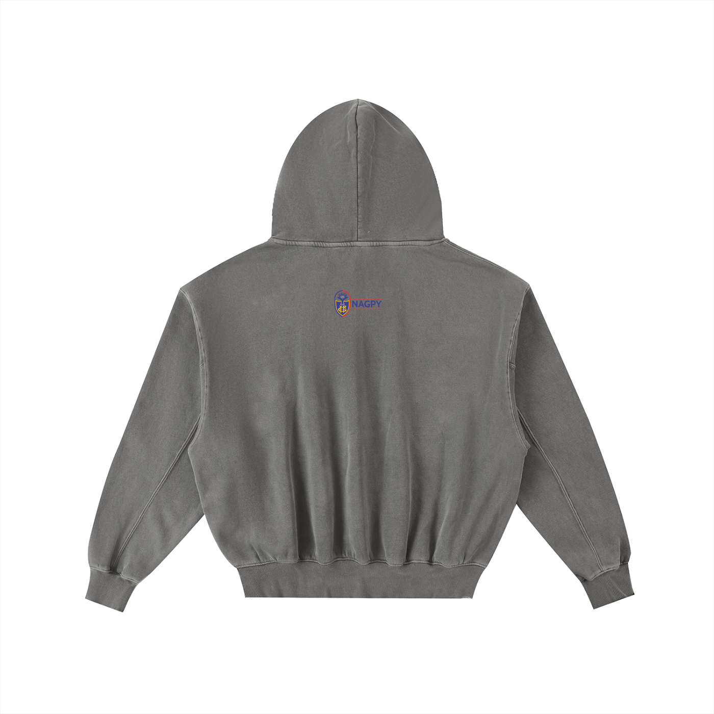 NAGPY Frayed Enzyme Washed Fleece Hoodie (TapStitch)