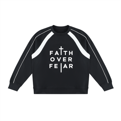 NAGPY Unisex Color Block Crewneck Sweatshirt