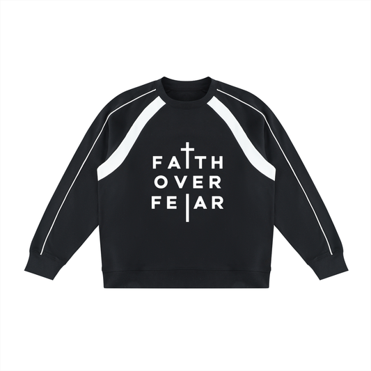 NAGPY Unisex Color Block Crewneck Sweatshirt