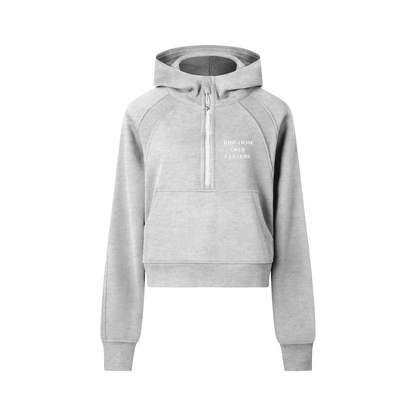 NAGPY Cropped Half-Zip Hoodie (TapStitch)