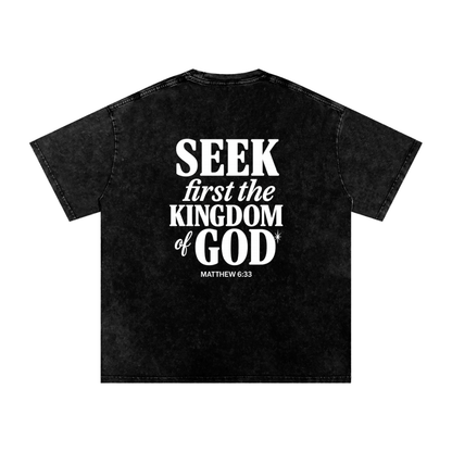 NAGPY Snow Washed Oversized Cotton T-Shirt V1 (TapStitch)