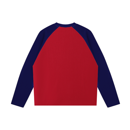 NAGPY Color-Blocked Raglan Long-Sleeve T-Shirt (TapStitch) - *Runs Large*