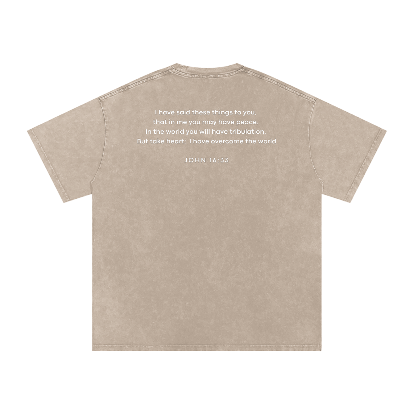 NAGPY Snow Washed Oversized Cotton T-Shirt