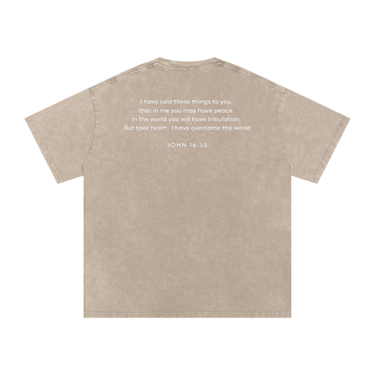 NAGPY Snow Washed Oversized Cotton T-Shirt