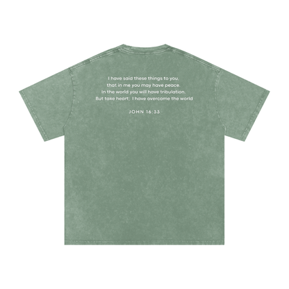 NAGPY Snow Washed Oversized Cotton T-Shirt