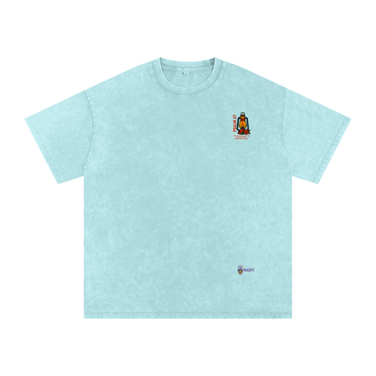 NAGPY Snow Washed Oversized Cotton T-Shirt (TapStitch)