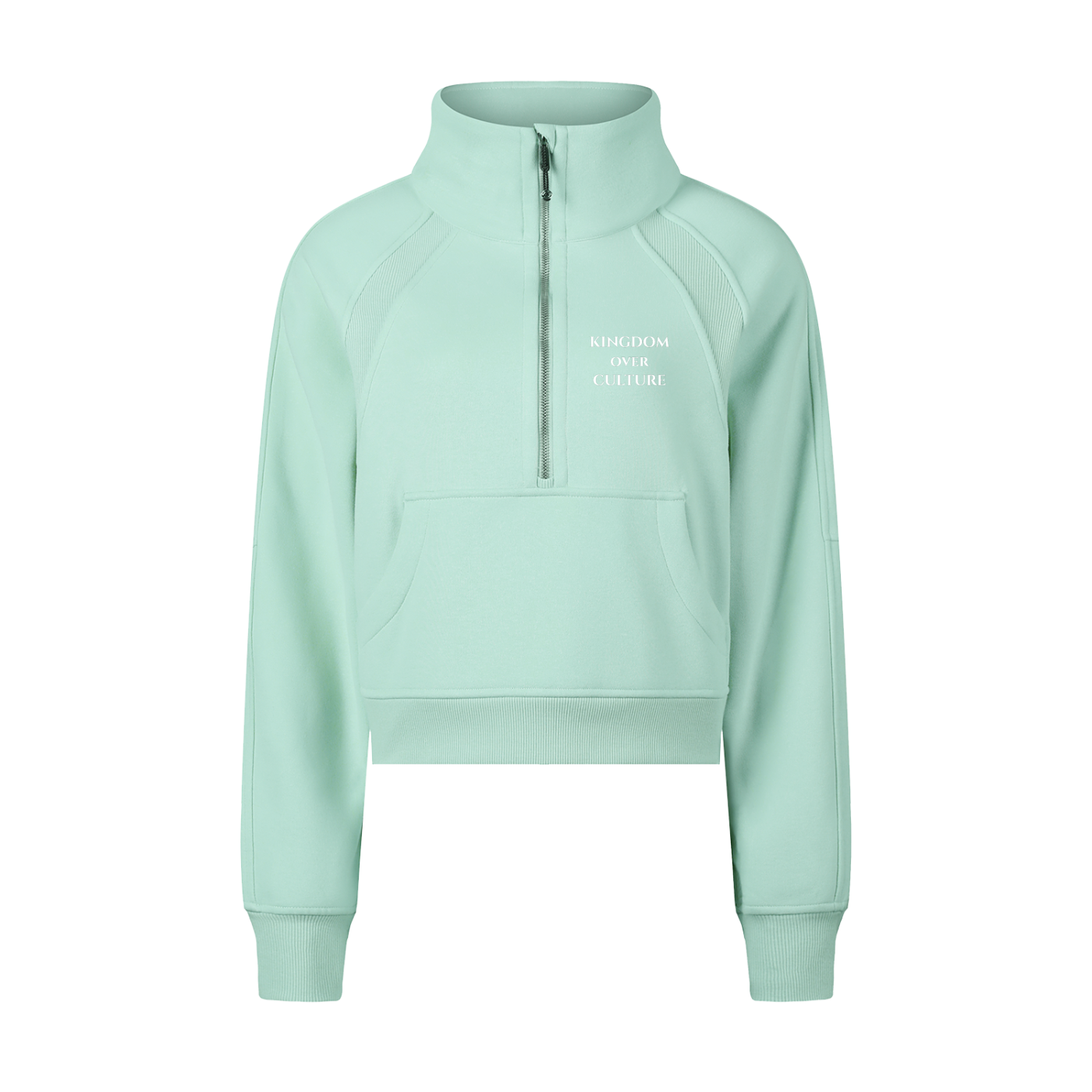 NAGPY Cropped Half-Zip Sweatshirt (TapStitch)