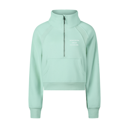 NAGPY Cropped Half-Zip Sweatshirt (TapStitch)
