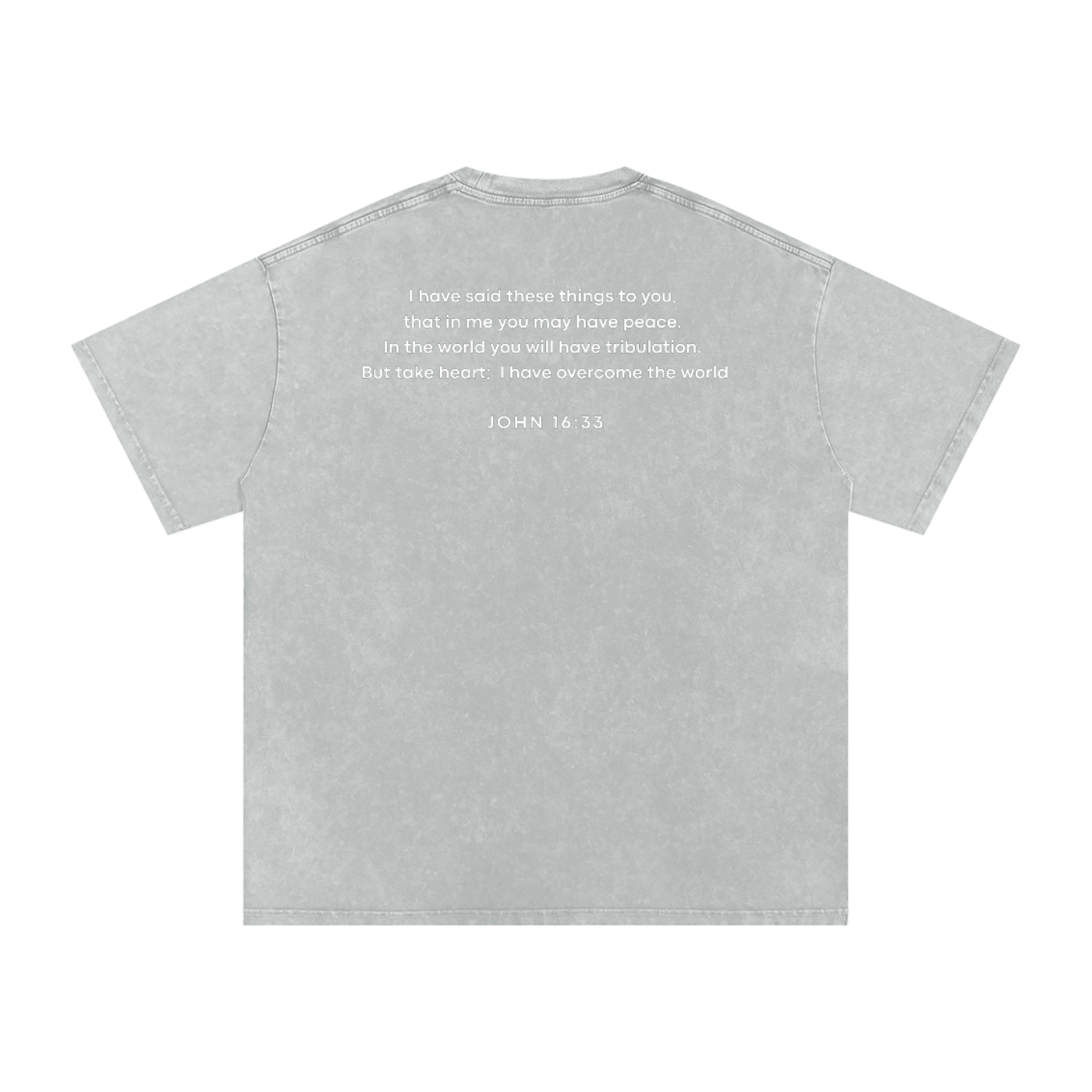 NAGPY Snow Washed Oversized Cotton T-Shirt