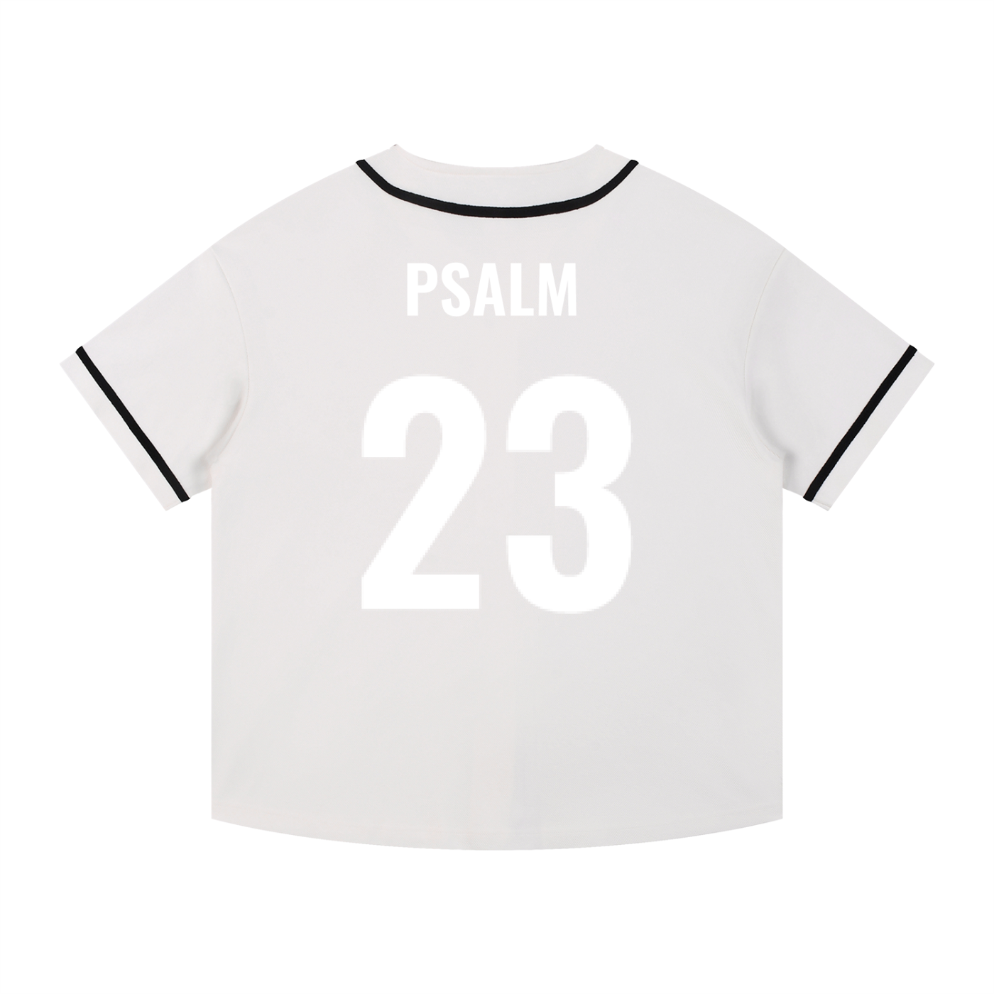 Contrast Piped Button-Up Jersey