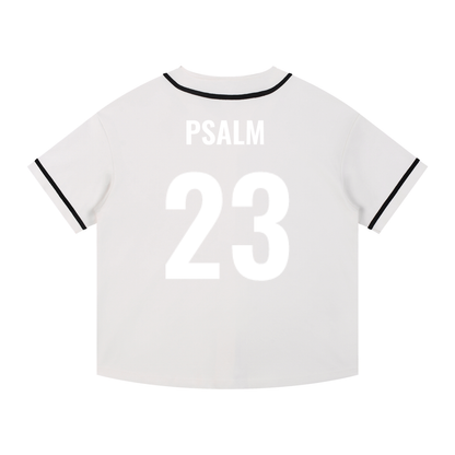 Contrast Piped Button-Up Jersey